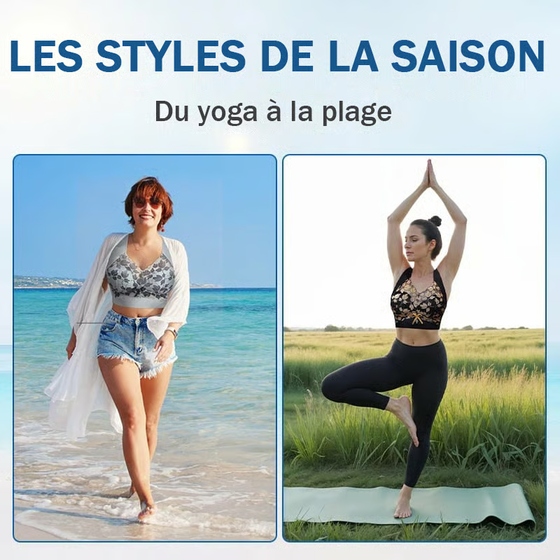 1+2 GRATUIT : Soutien-gorge sans armatures polyvalent, confortable, liftant & flexible