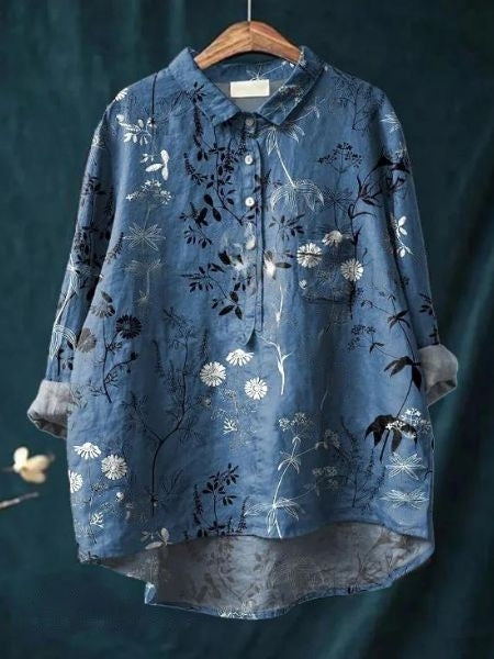 LILA | Chemisier à imprimé floral
