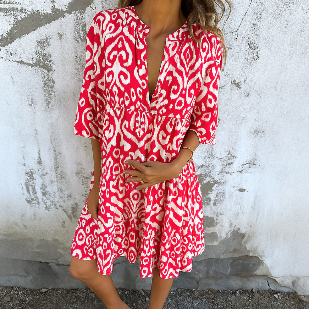 Robe Élégante Esther™ avec Décolleté en V