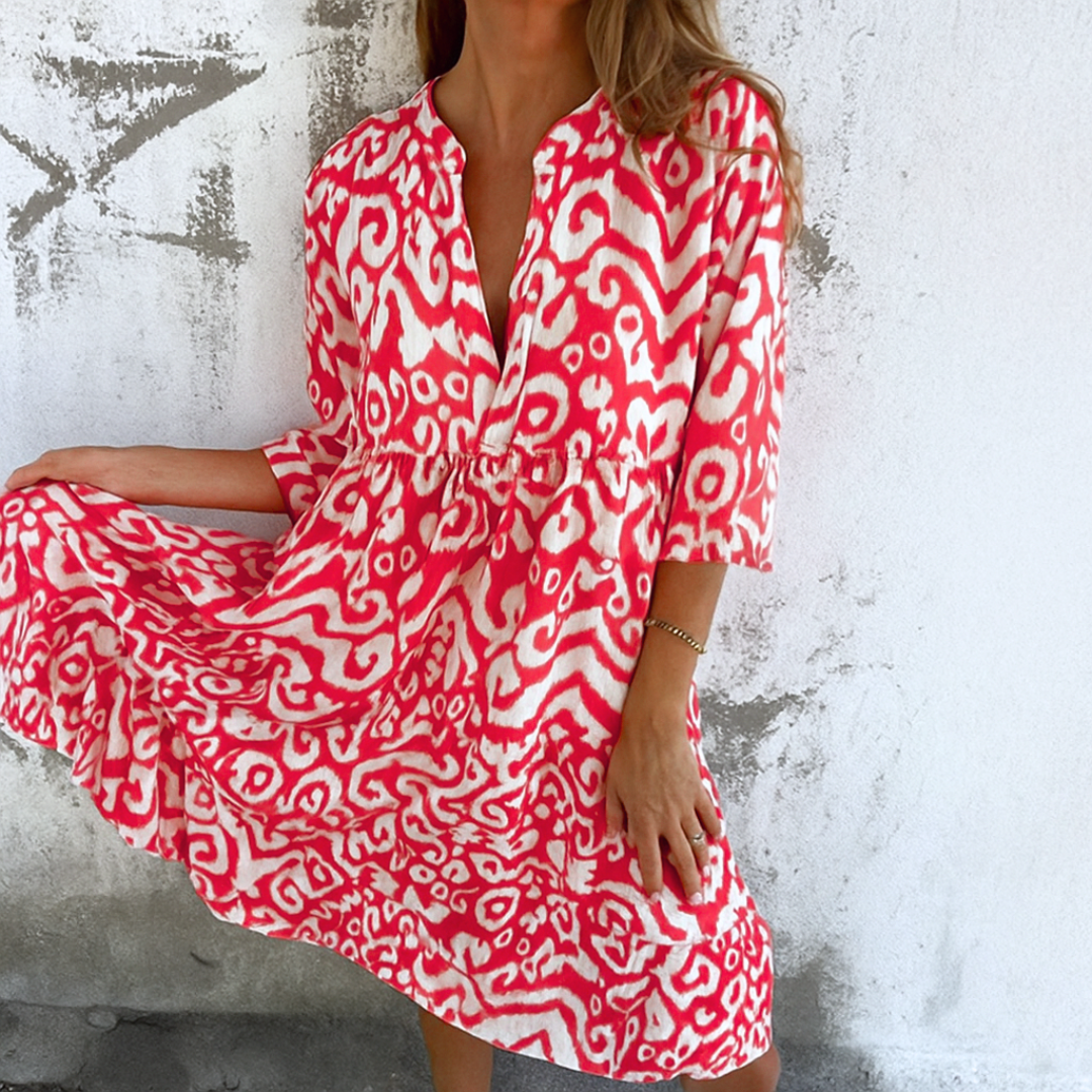 Robe Élégante Esther™ avec Décolleté en V
