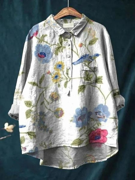 LILA | Chemisier à imprimé floral