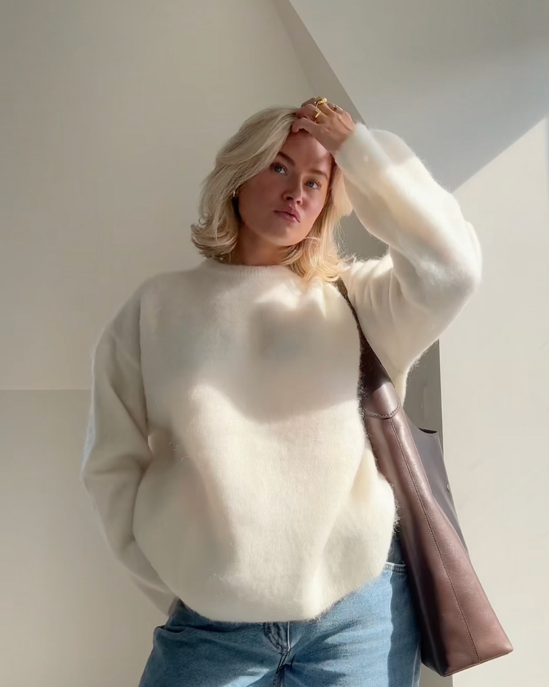 ELISE | Chandail confortable pour femmes à col rond