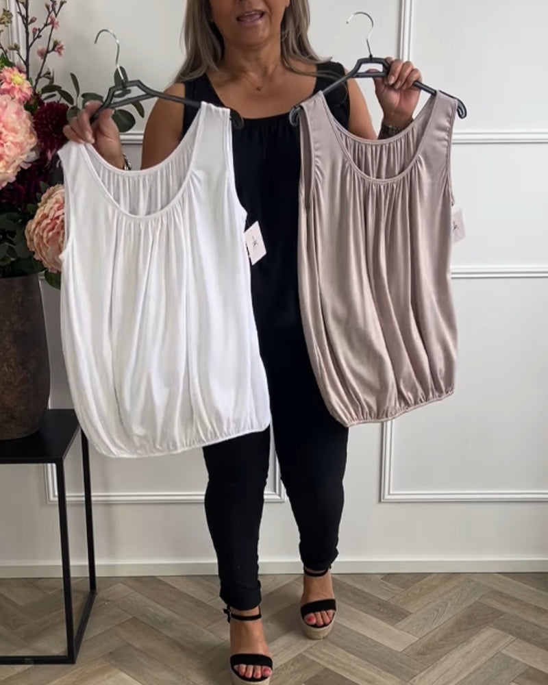 HELENE | Haut sans manches en lin