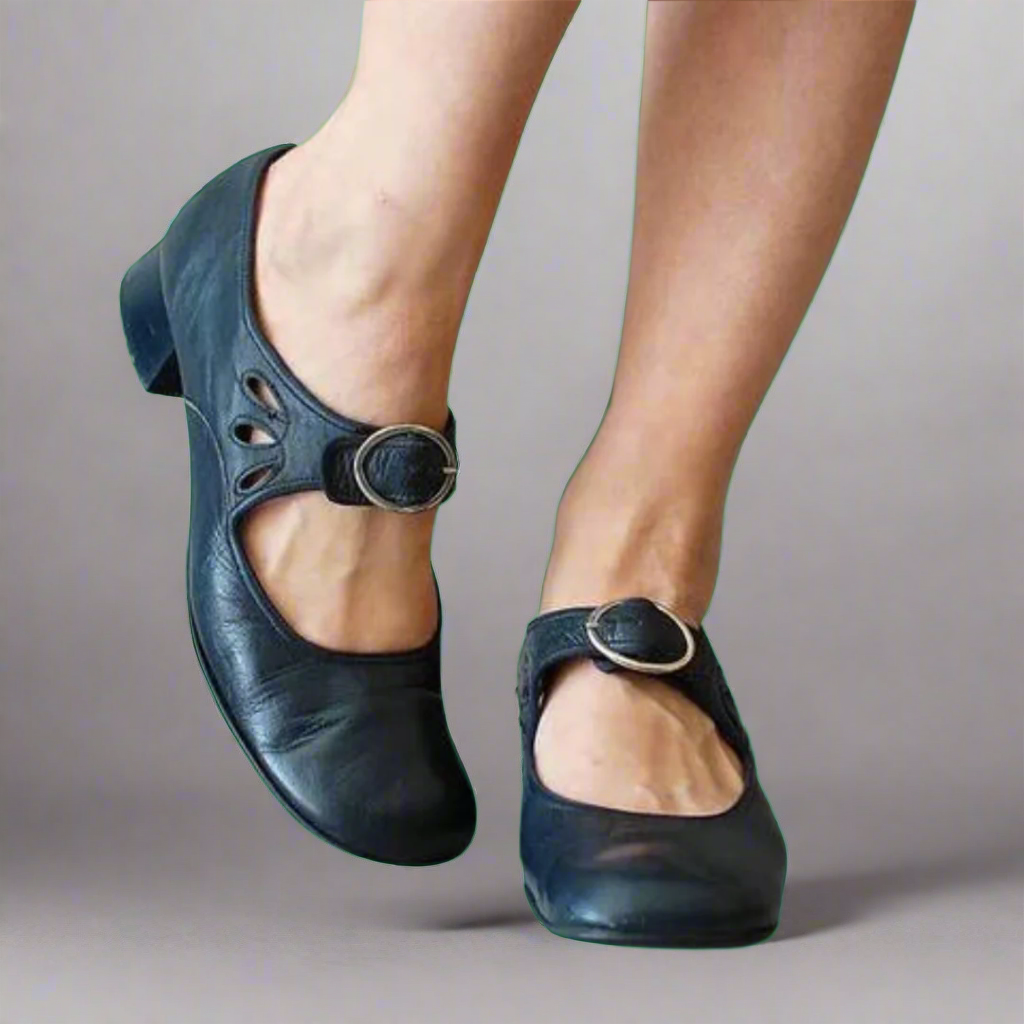 CHANTAL | Sandales orthopédiques en cuir avec semelle compensée confortable