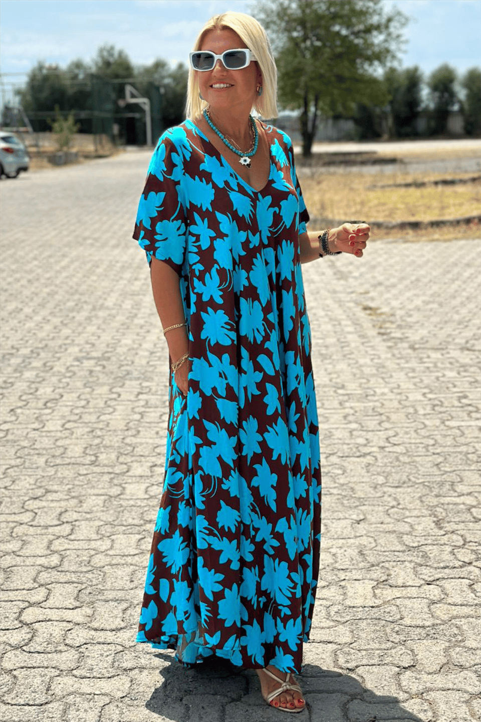 CAMILIA | Robe élégante avec couverture pour le ventre