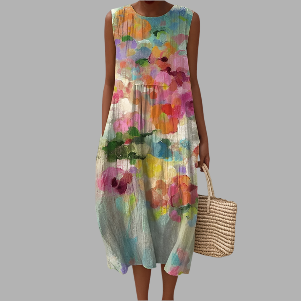 Kerstin™ | Élégante robe vintage disponible en plusieurs couleurs