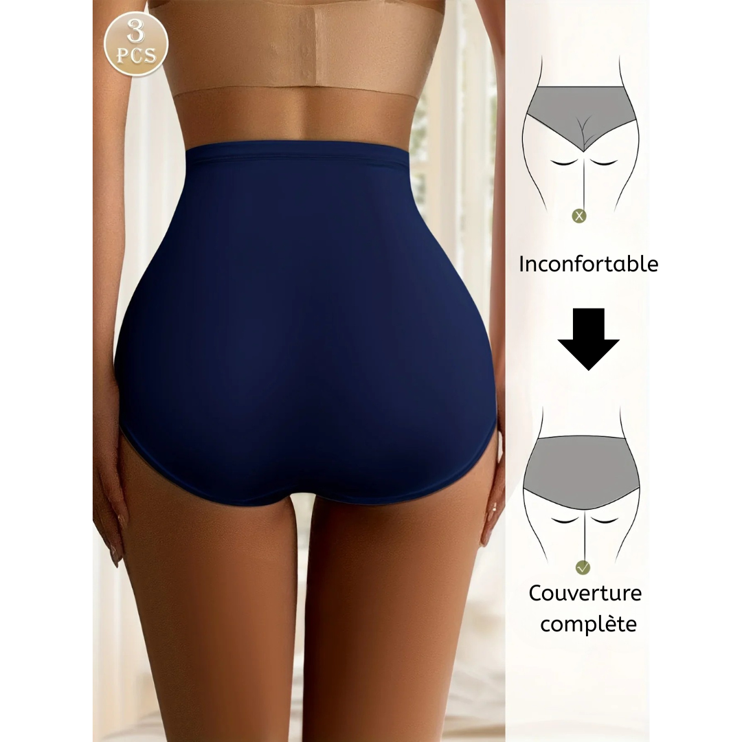 LINE | Lot de 5 culottes correctrices taille haute