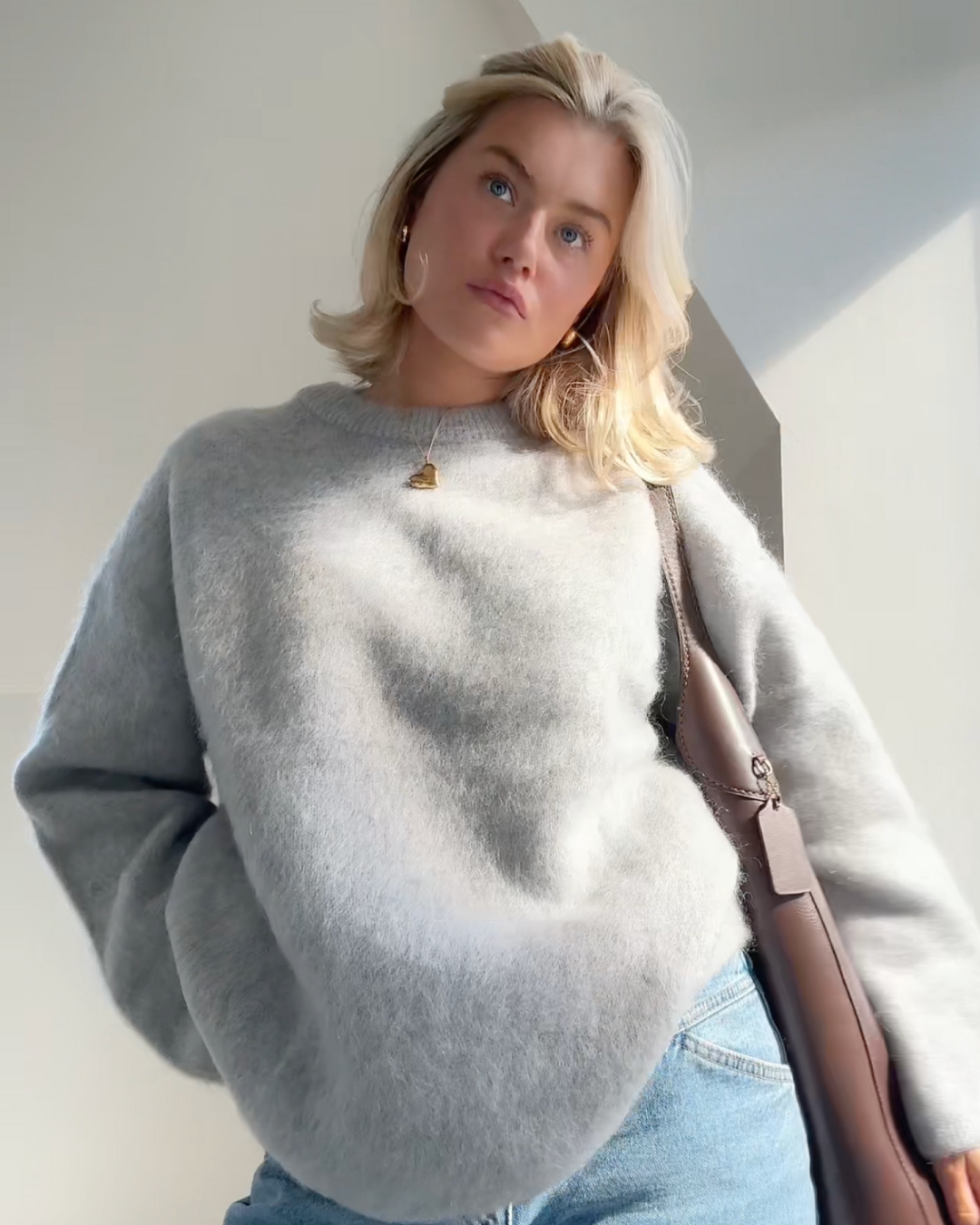 ELISE | Chandail confortable pour femmes à col rond