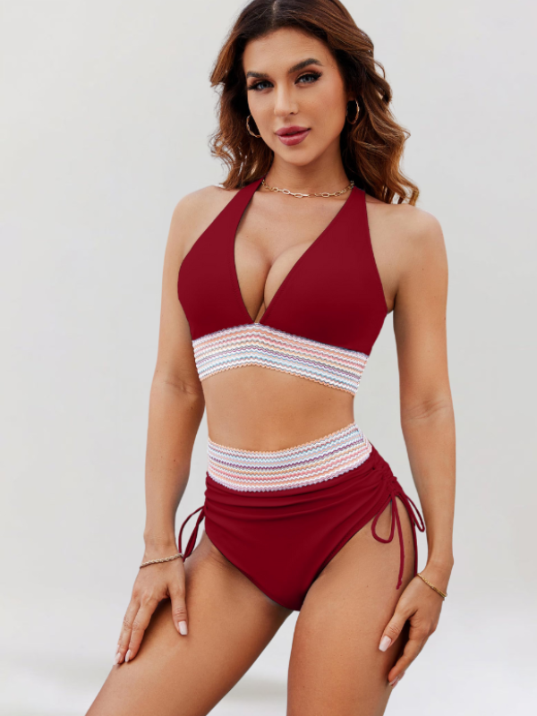 DIANE™ | Ensemble bikini avec bandeau de contrôle du ventre et taille haute