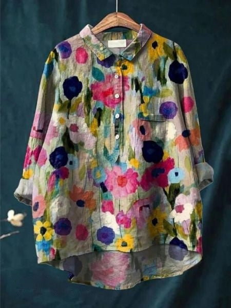 LILA | Chemisier à imprimé floral