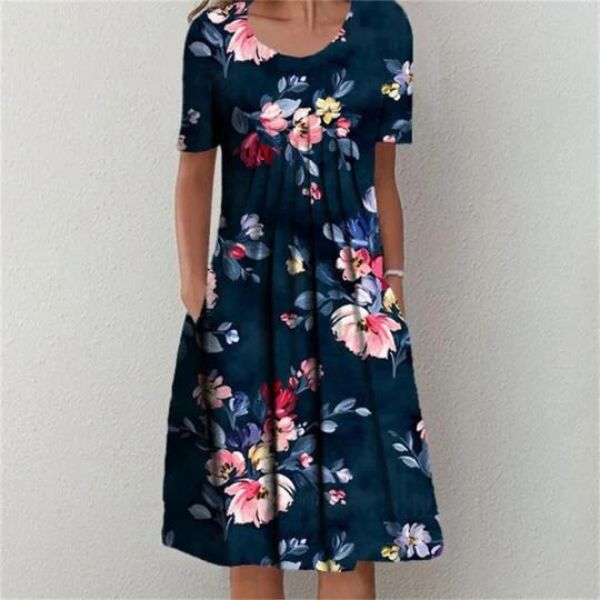 Maïa | Robe Fleurie Élégante