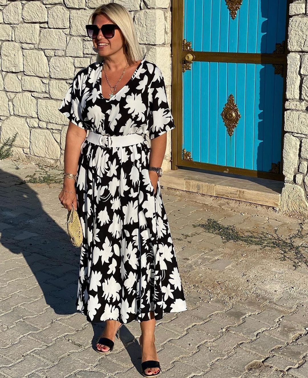 CAMILIA | Robe élégante avec couverture pour le ventre