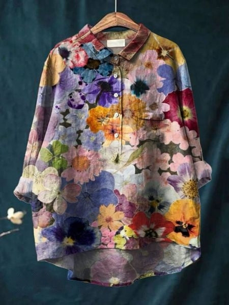 LILA | Chemisier à imprimé floral