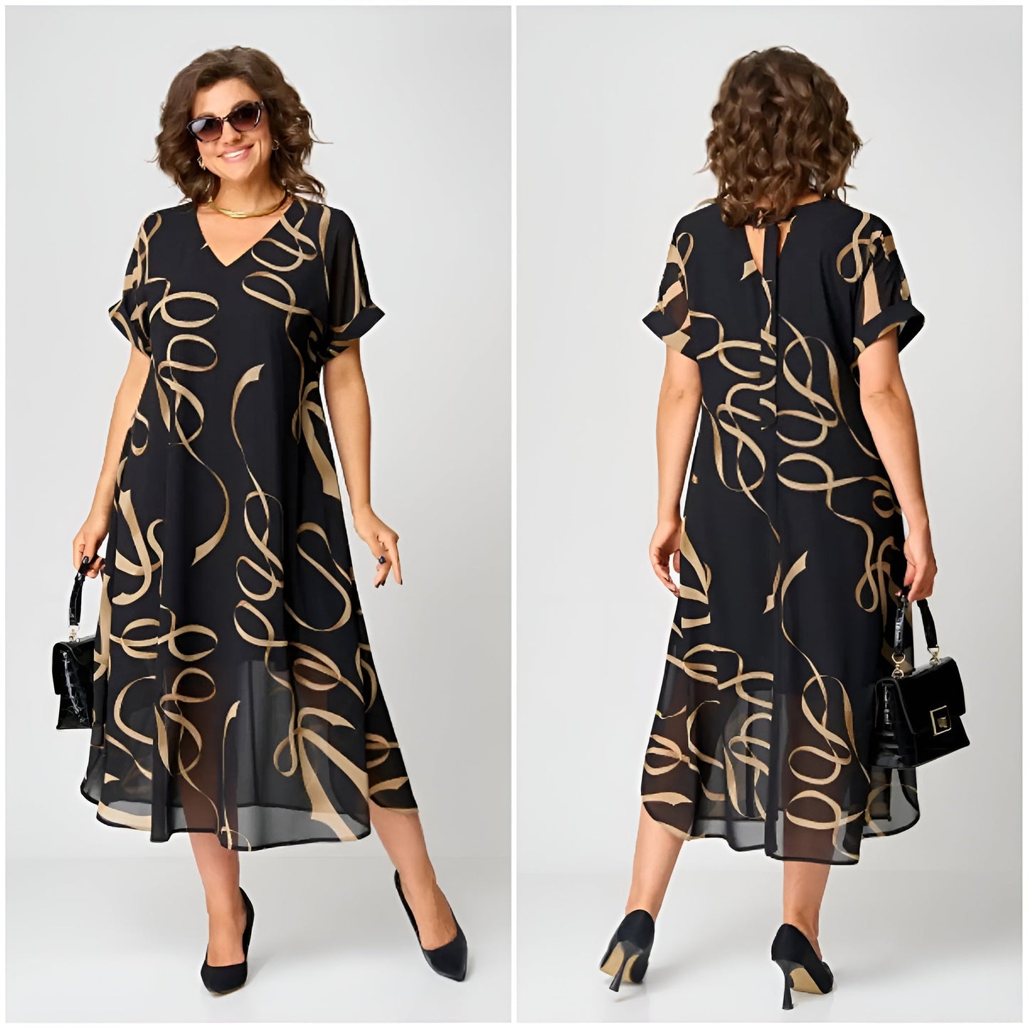 Nyree™ | Élégante Robe Midi Confortable
