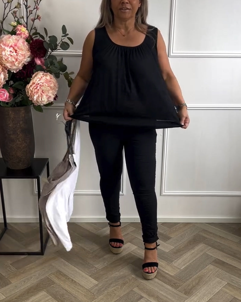 HELENE | Haut sans manches en lin