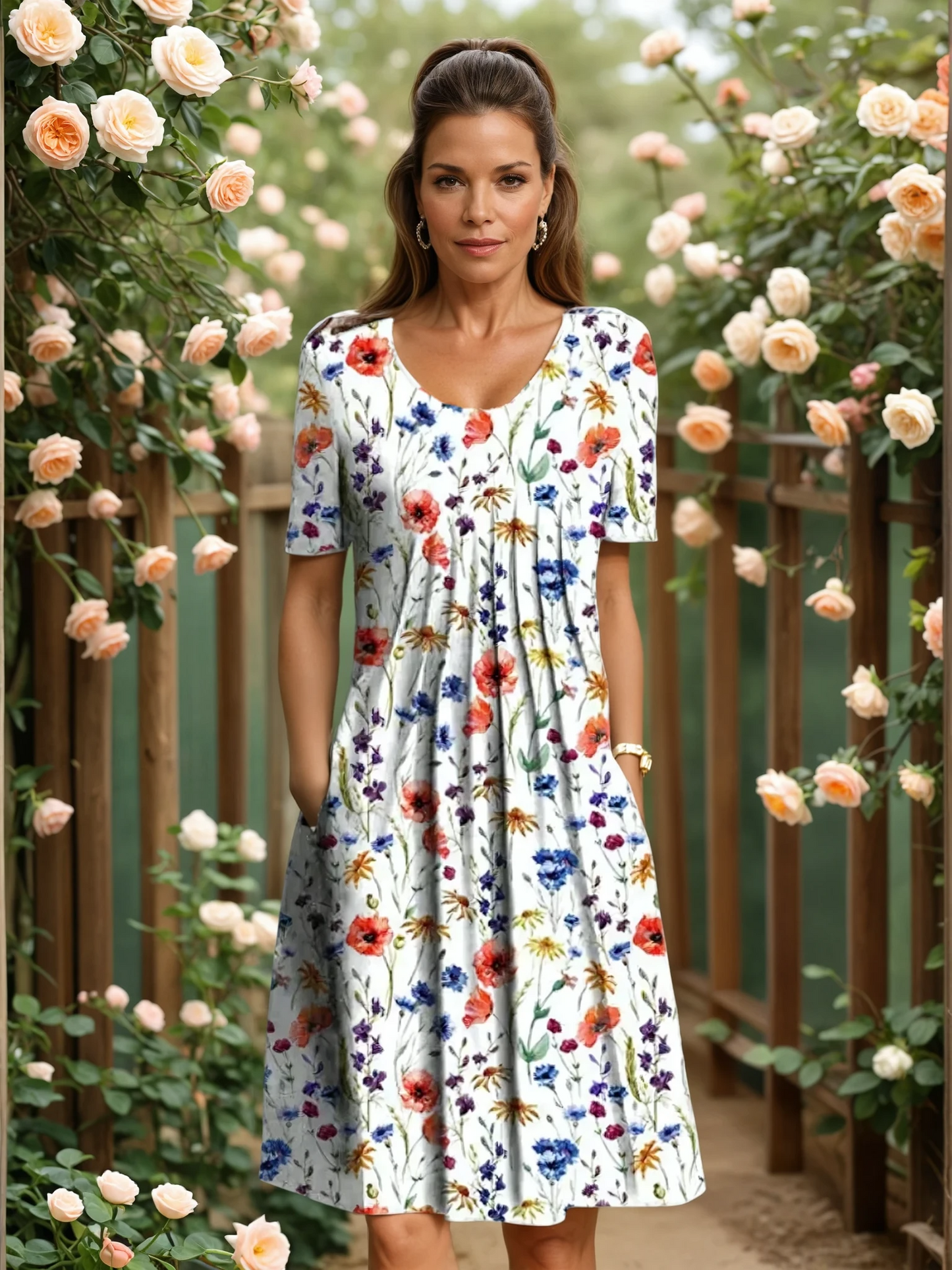 MARGA | Robe élégante avec couverture du ventre
