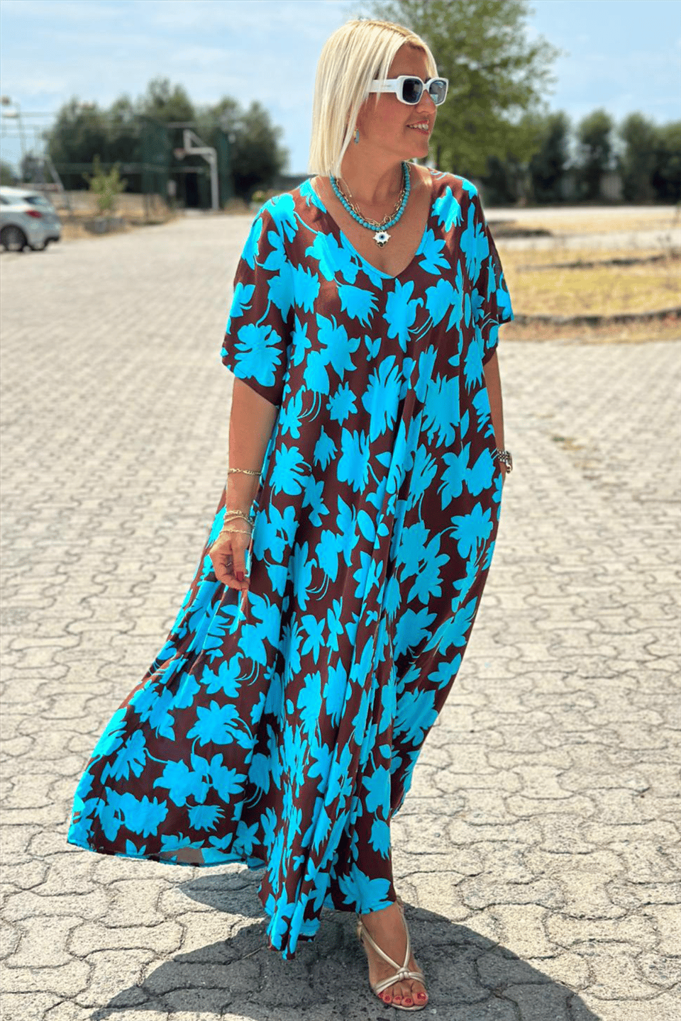 CAMILIA | Robe élégante avec couverture pour le ventre