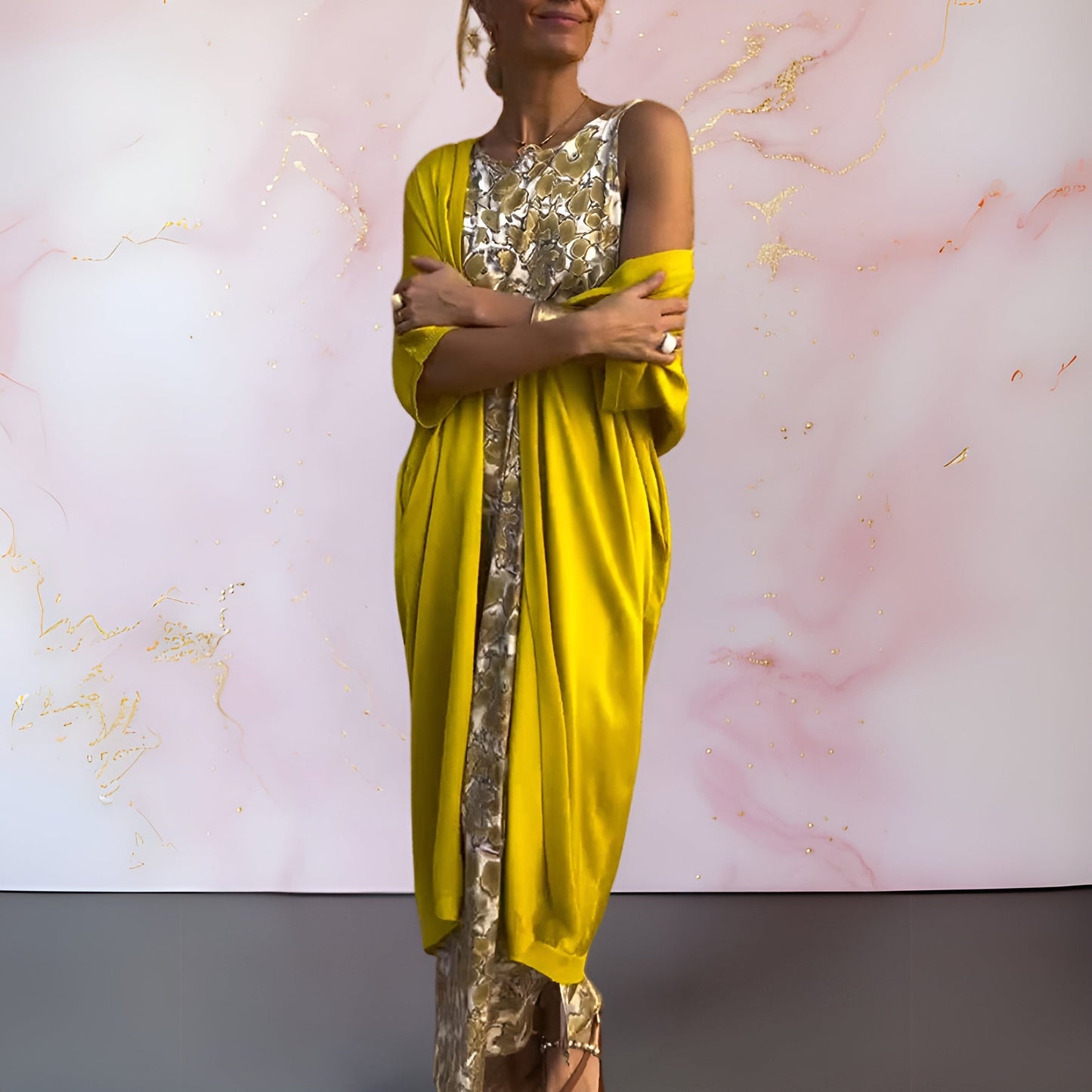 Mel™ | Élégante Robe avec Gilet