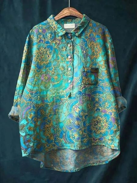 LILA | Chemisier à imprimé floral