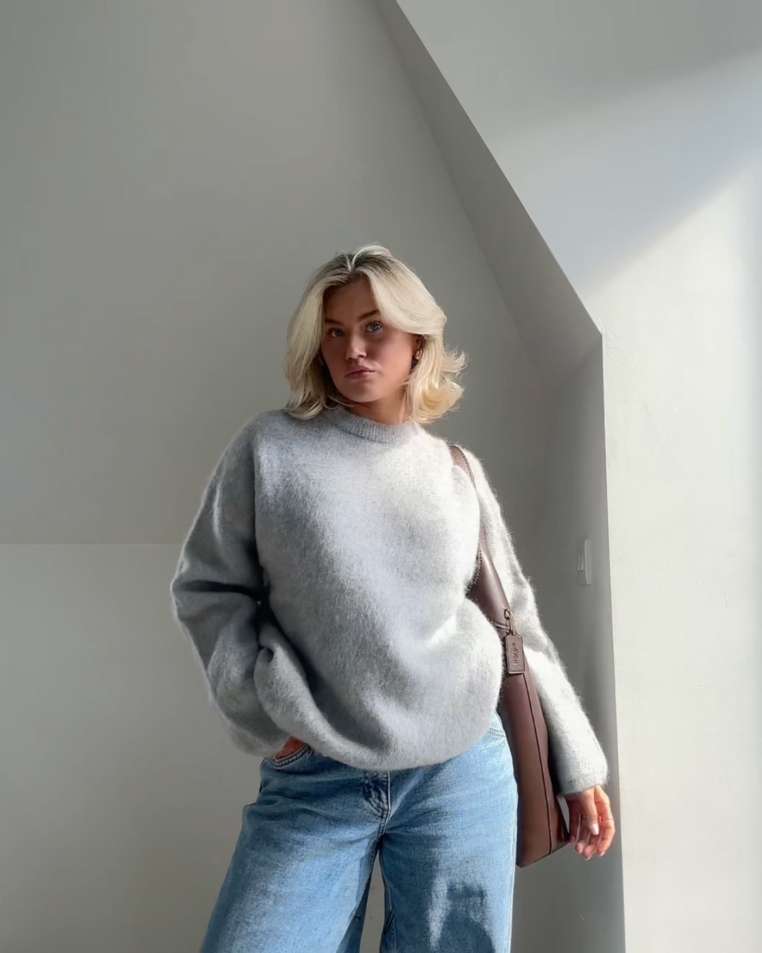 ELISE | Chandail confortable pour femmes à col rond