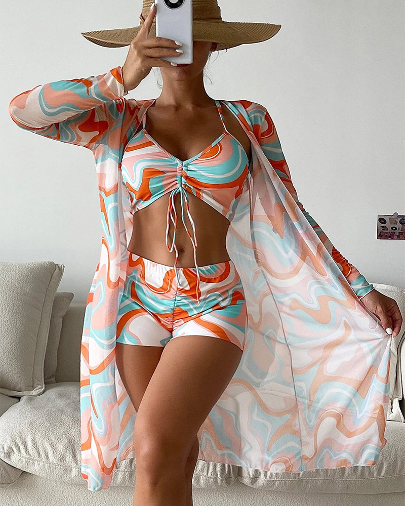 Luzon® | Ensemble de Bikini 3 Pièces avec Imprimé