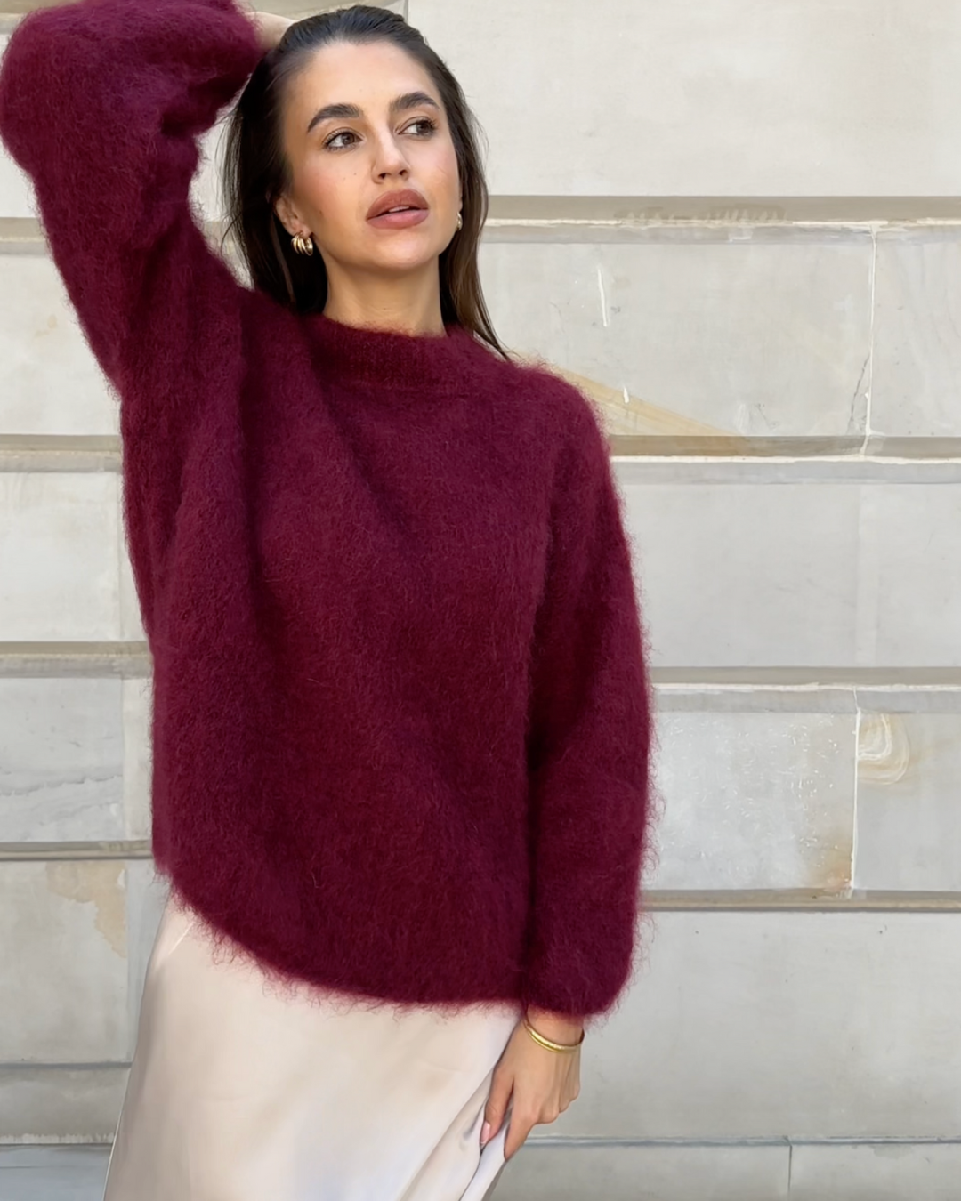 ELISE | Chandail confortable pour femmes à col rond