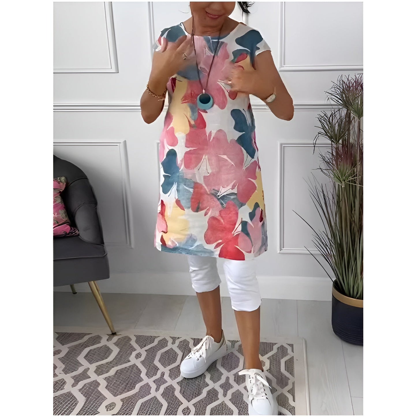 KARINE | Robe Fleurie Chic