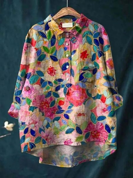 LILA | Chemisier à imprimé floral