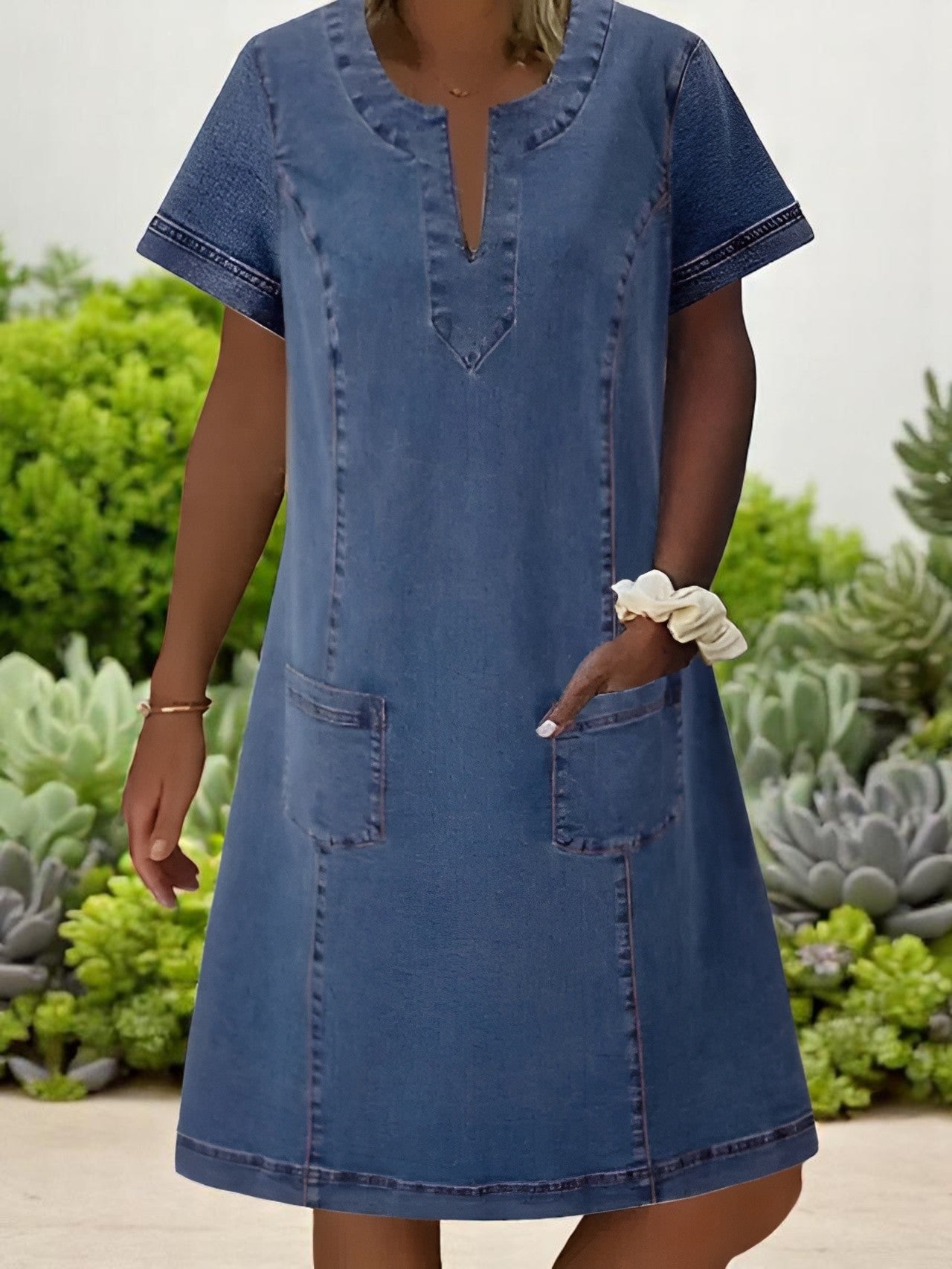 LEA | Robe en denim doux