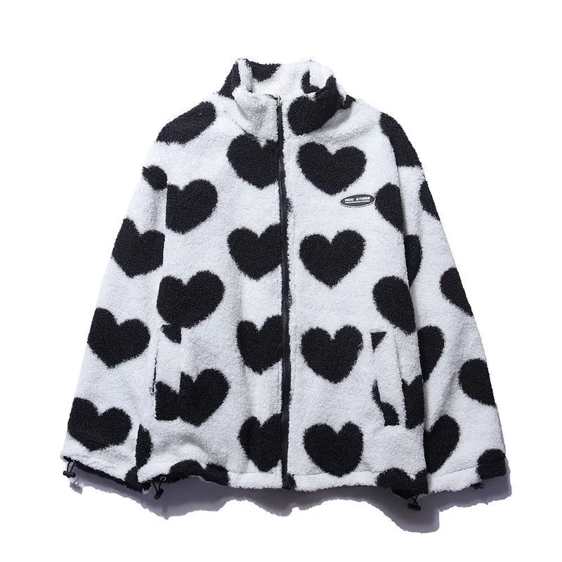 JASMINE | Manteau en forme de cœur double face