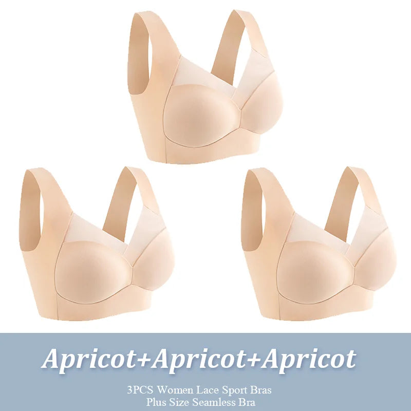 LINDA | Lot de 3 soutiens-gorge confortables et sans couture 2+1 GRATUIT