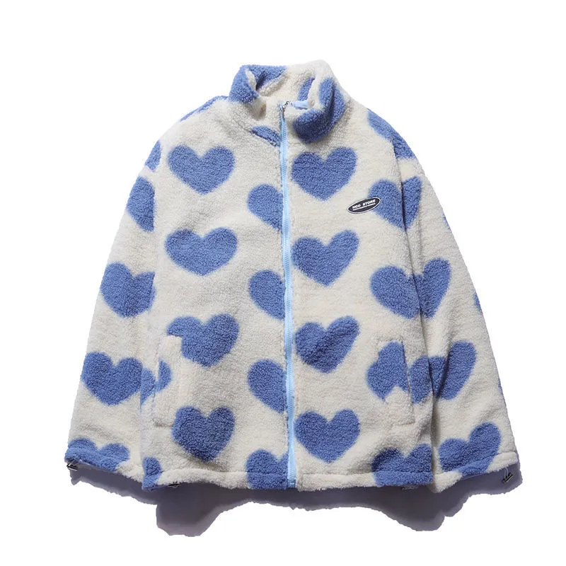 JASMINE | Manteau en forme de cœur double face