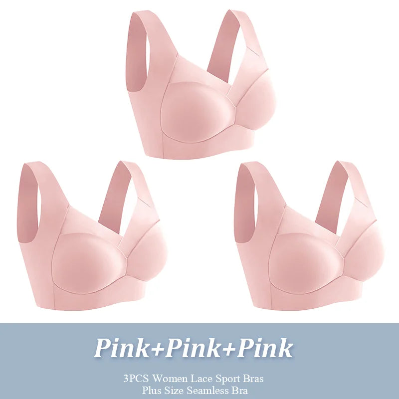 LINDA | Lot de 3 soutiens-gorge confortables et sans couture 2+1 GRATUIT
