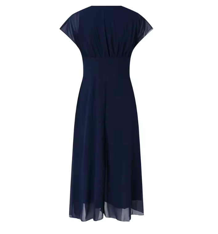 JULITA | Robe de soirée fluide avec décolleté en V