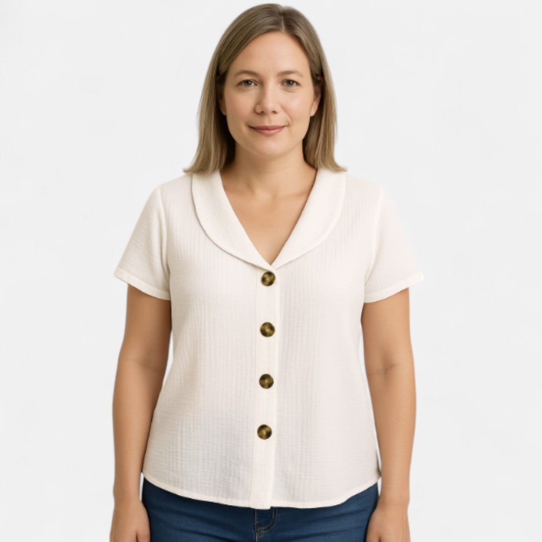 MIA | Élégante Blouse à Boutons