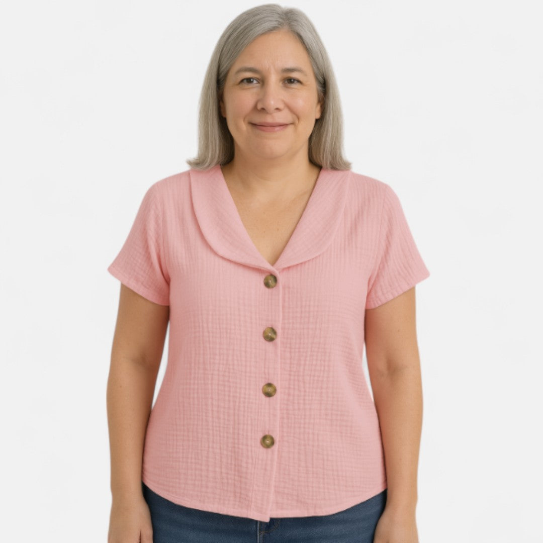 MIA | Élégante Blouse à Boutons