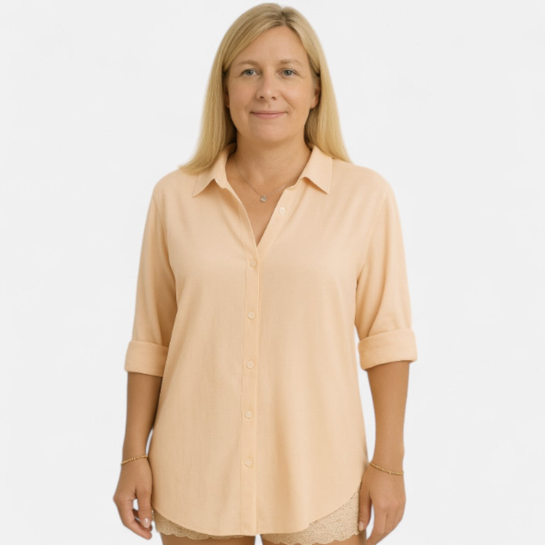 JULIE | Linen Chemise Robe