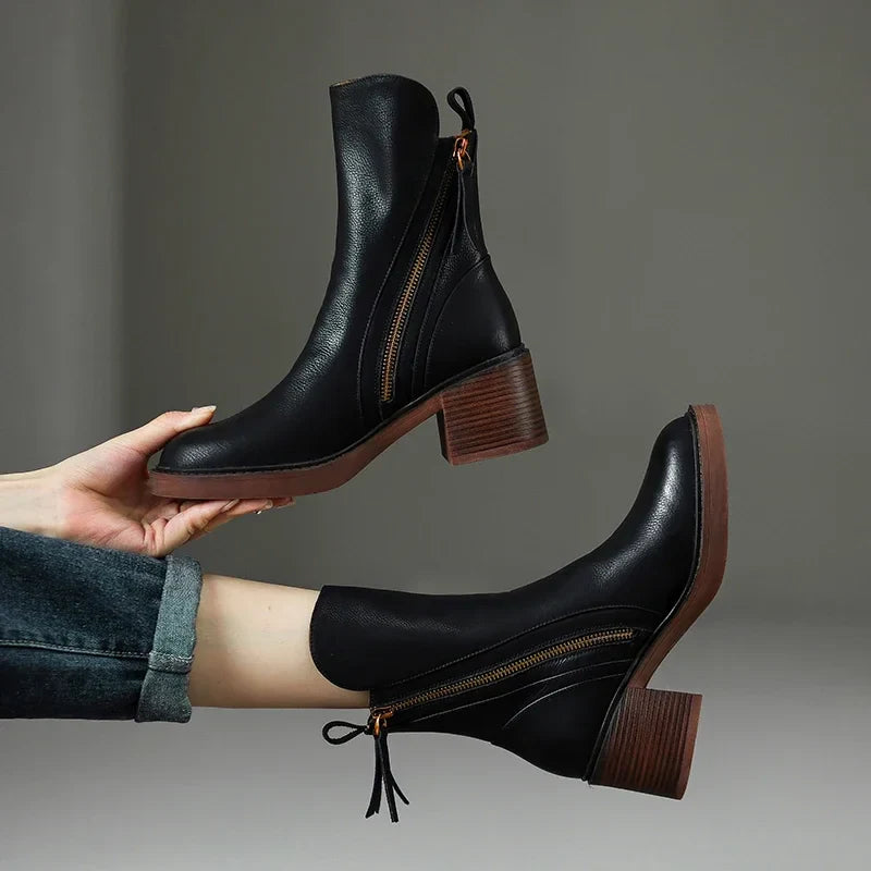 Amelie | Bottines en cuir pour femmes