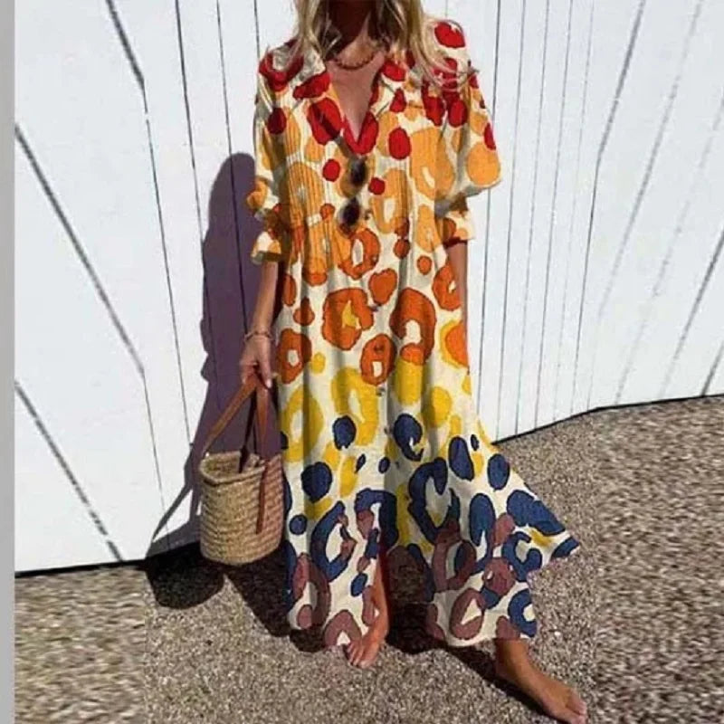 LENI | Robe Bohème Élégante et Fluide