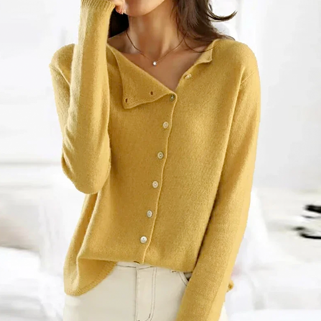 JOANNE | Cardigan classique en maille boutonnée