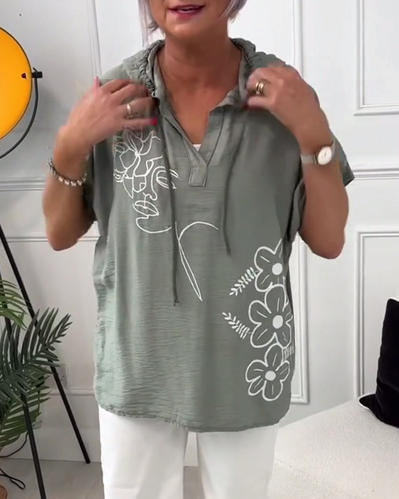 DAISY | Chemisier décontracté à motif floral