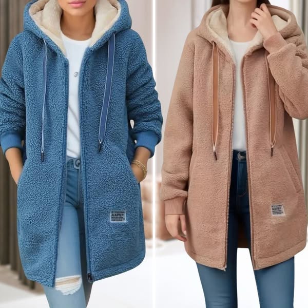 JANIE | Gilet en polaire avec capuche