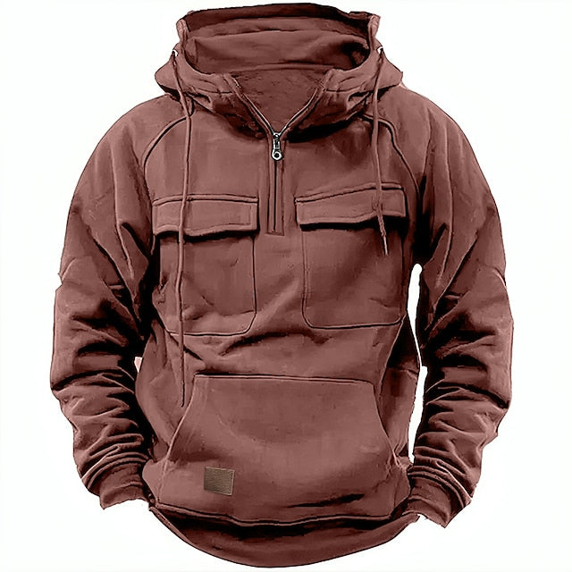 PIERRE | HOODIE D'HIVER CONFORTABLE AVEC FERMETURE ÉCLAIR