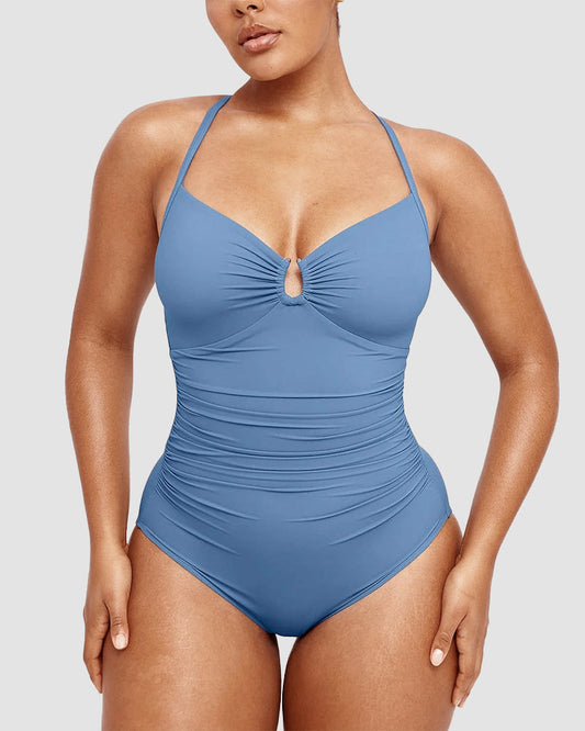 CINDY | Maillot de bain gainant – Coupe élégante avec découpes