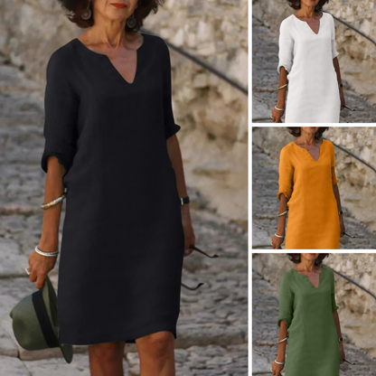 ELSIE | Robe V-cou Élégante pour Toutes les Occasions