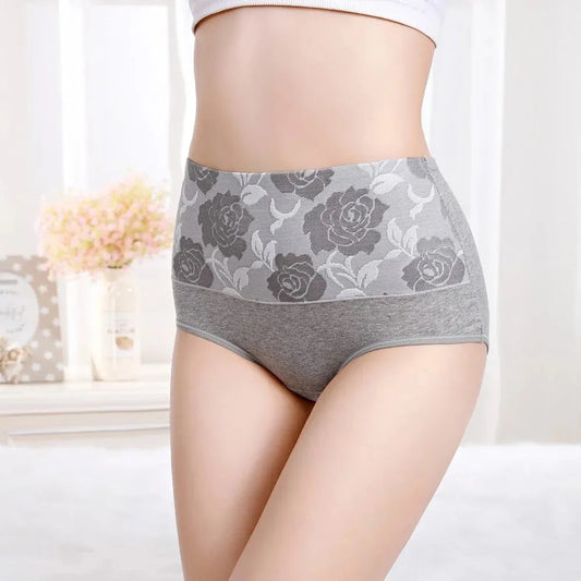JUL | Achetez-en 1, obtenez 3 packs - Culotte en coton taille haute avec contrôle du ventre