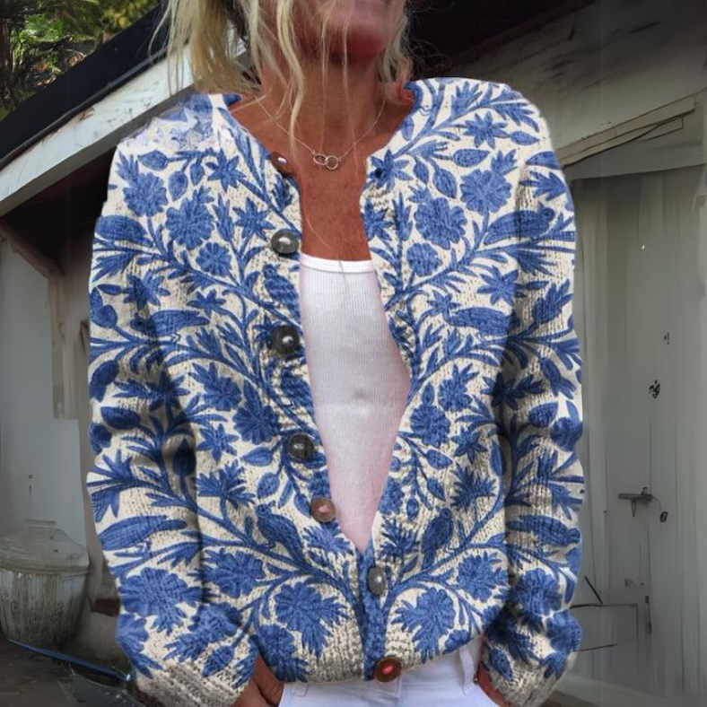 CELIE™ | Cardigan à imprimé floral