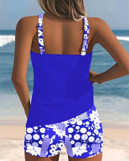 LYSE | Maillot de bain deux pièces style plage fleuri