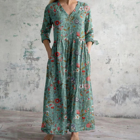 Léna | Robe Longue Florale