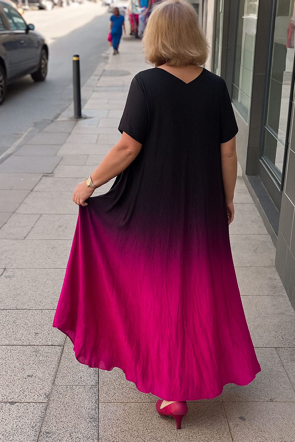 AMÉLIE | Robe Élégante – Effet Ventre Plat